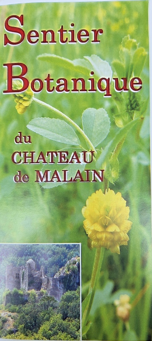 Livret Sentier botanique du château de Mâlain Crédit GaM Livre Quand parlent les pierres